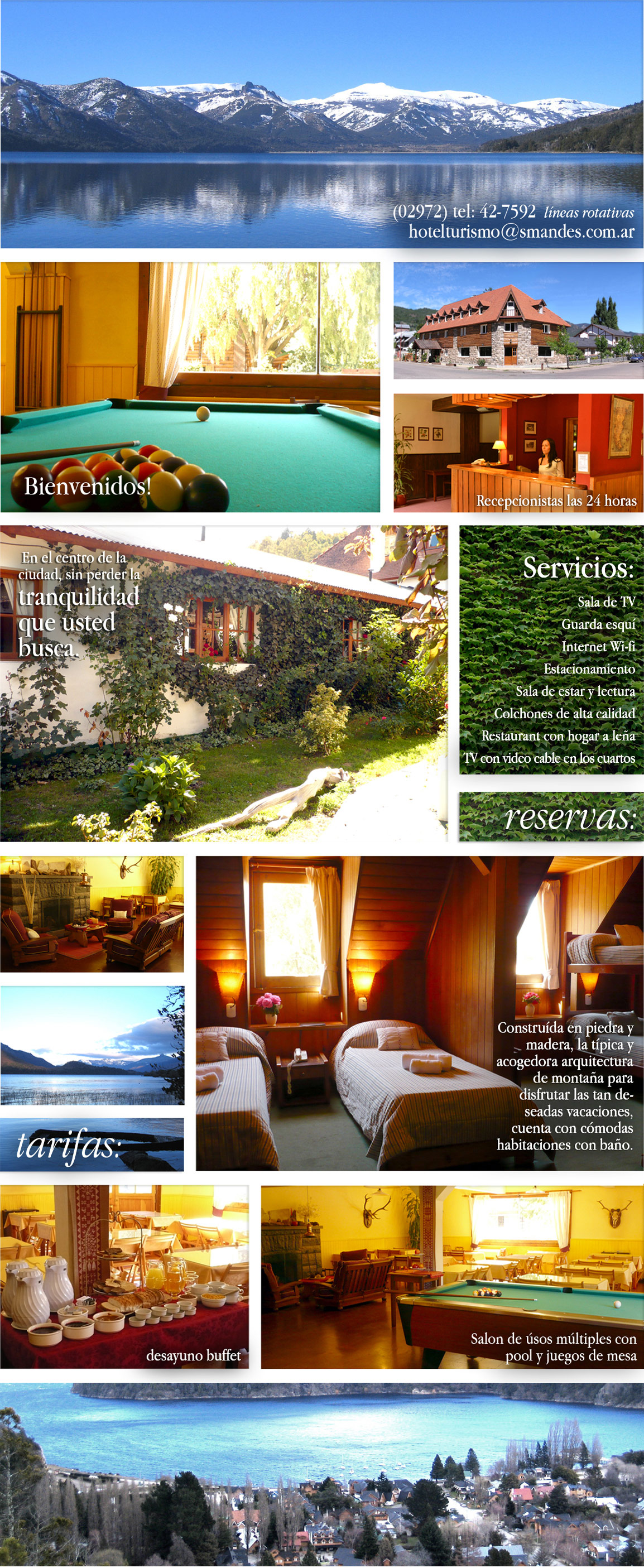 HOTEL, TURISMO PATAGONIA, SAN MARTÍN DE LOS ANDES, ARGENTINA